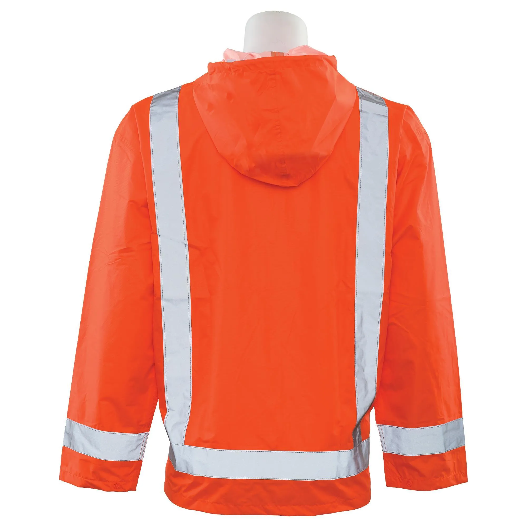 S373 Class 3 Rain Jacket with Hood 1PC