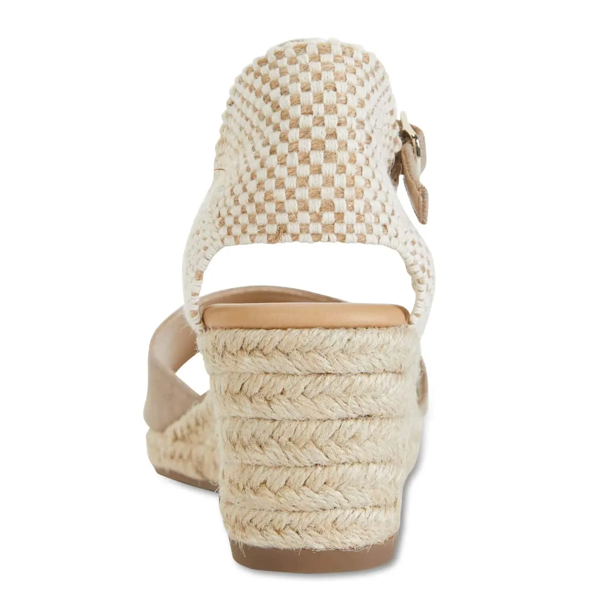Safari Espadrille in Taupe Fabric