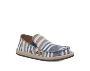 Sanuk Sidewalk Surfer Blanket Shoe-Navy Stripe