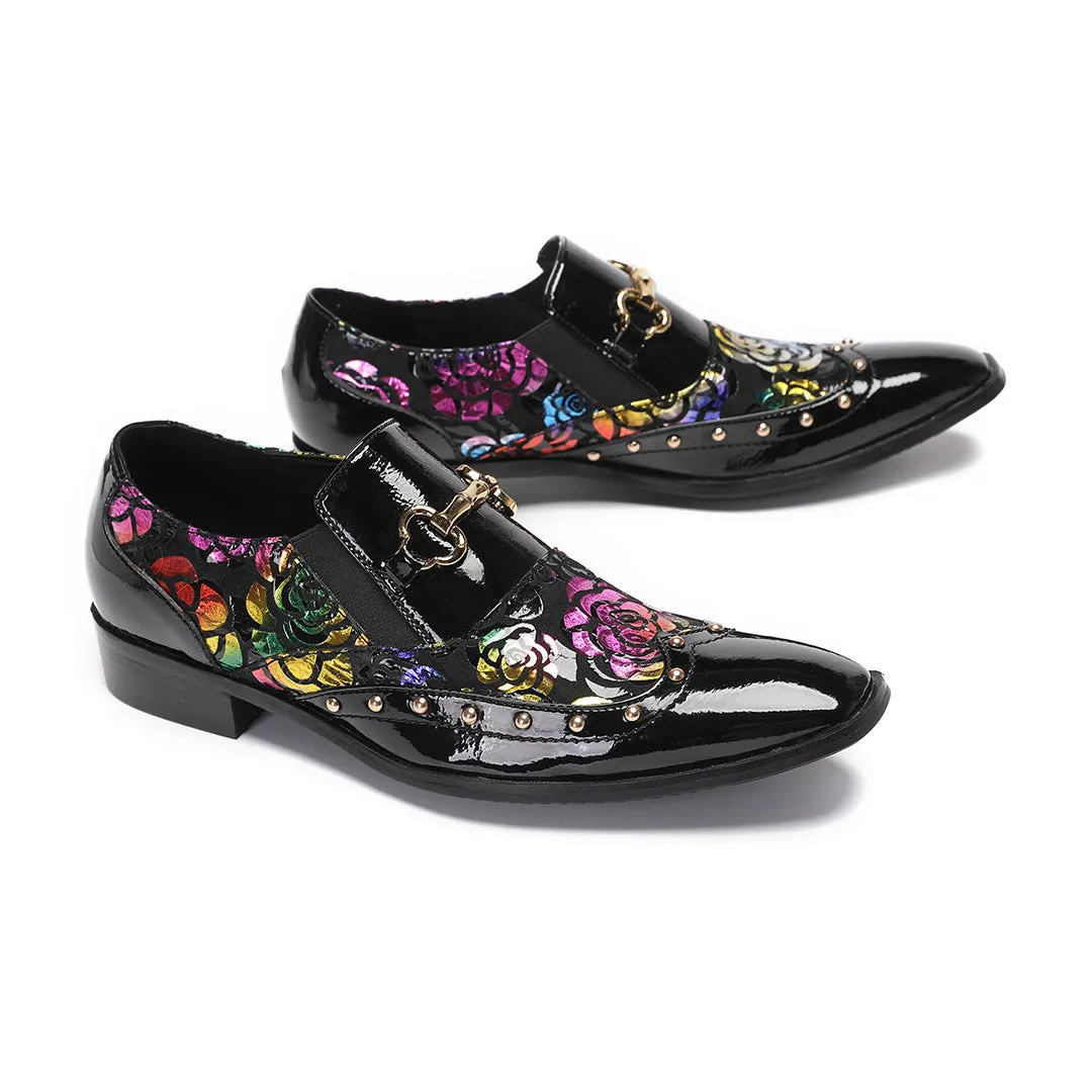 Senlu brand men's shoes autumn and winter new lazy one-pedal breathable cloth shoes men's printed driving foot casual leather shoes