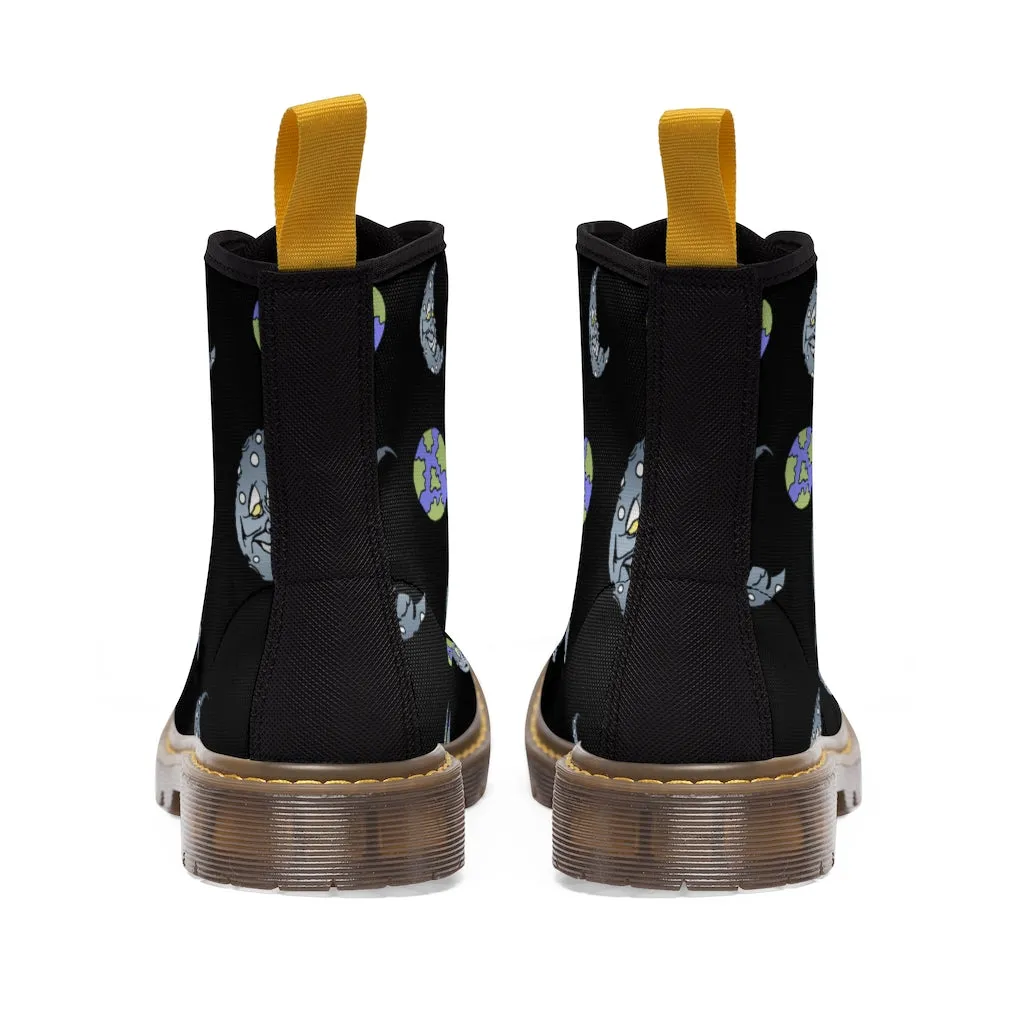 Silver Moon Men's Canvas Boots