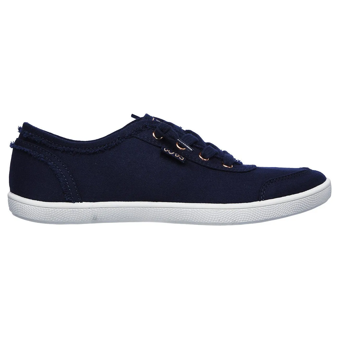 Skechers 33492 Bobs B Cute Ladies Navy Slip On Shoes
