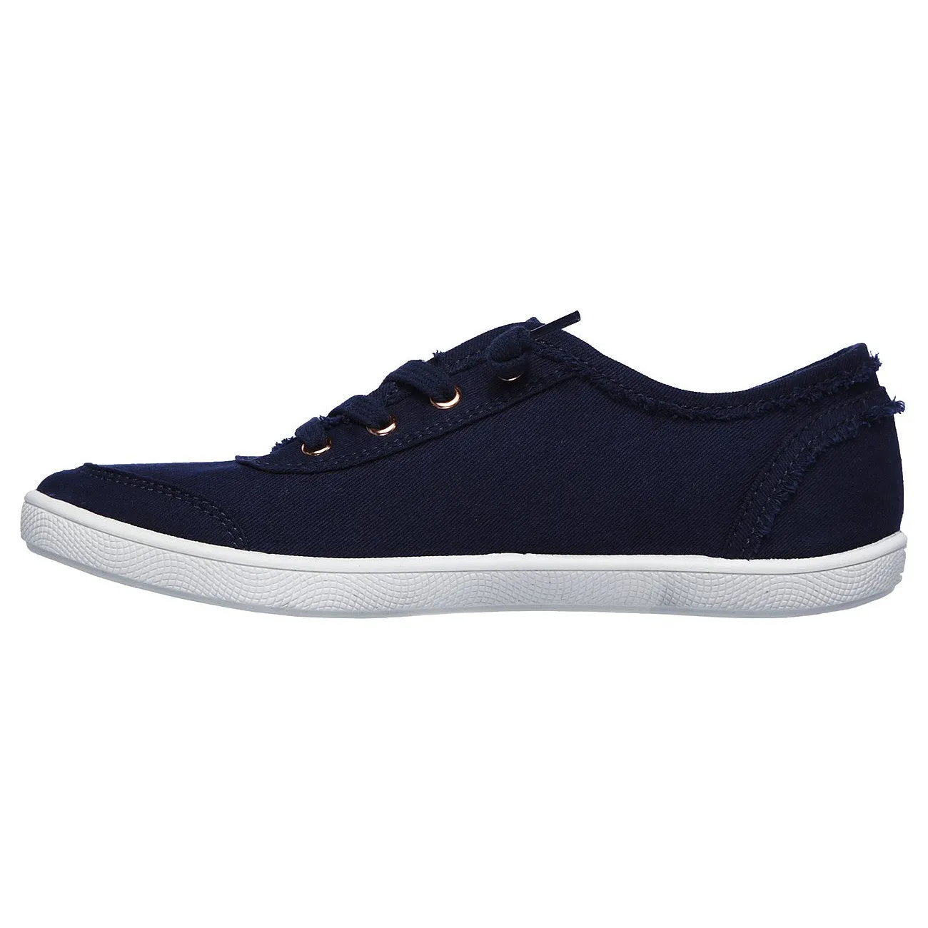 Skechers 33492 Bobs B Cute Ladies Navy Slip On Shoes