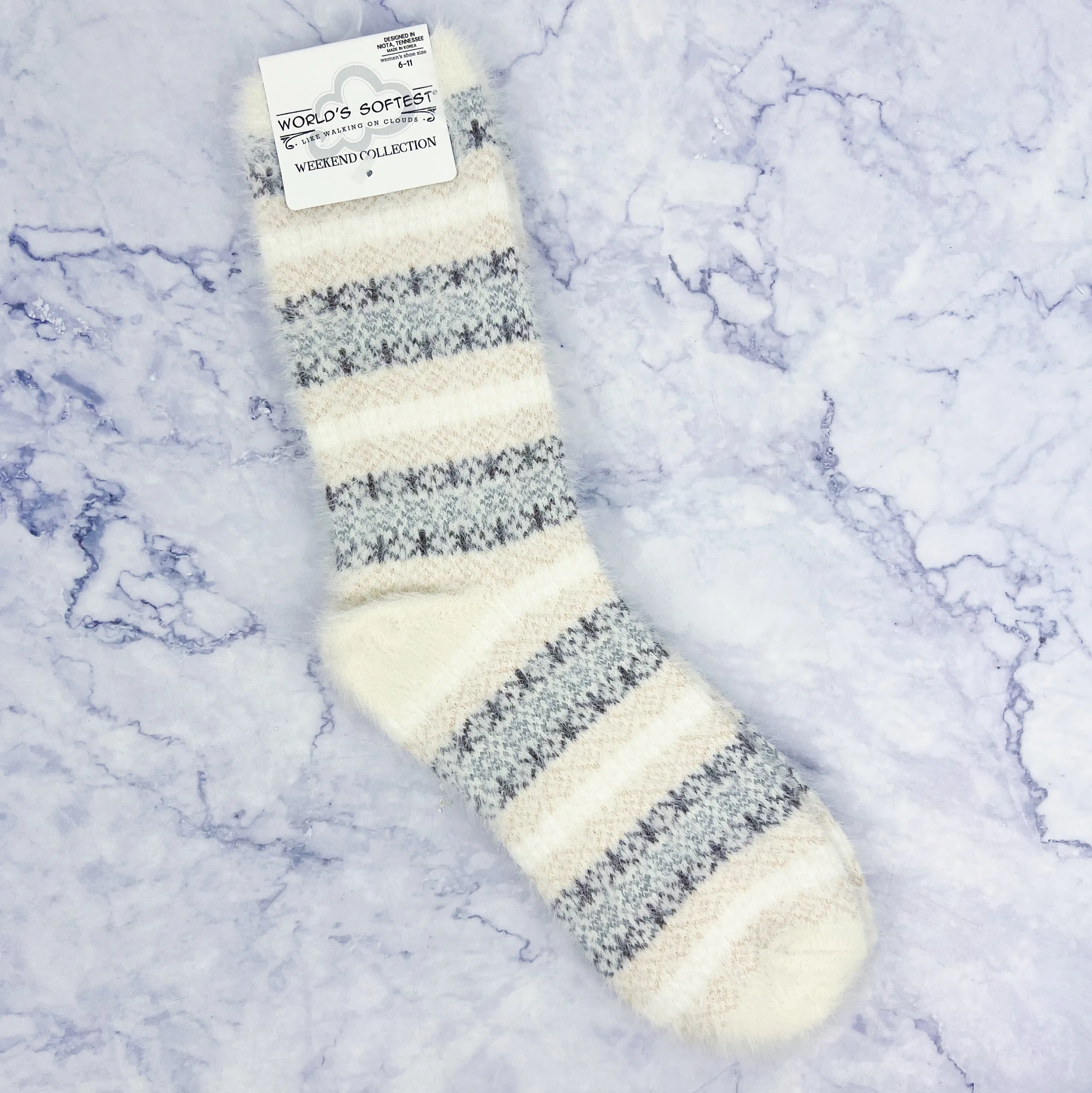 Snowy Night Socks