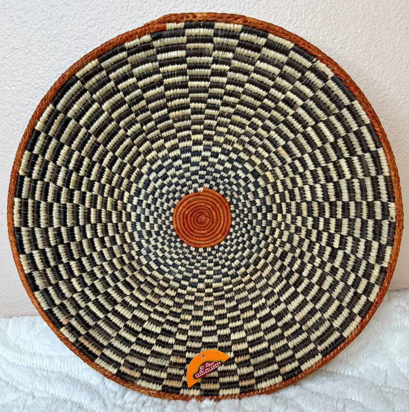 Southwest Woven Premium Baskets-Black & Tan