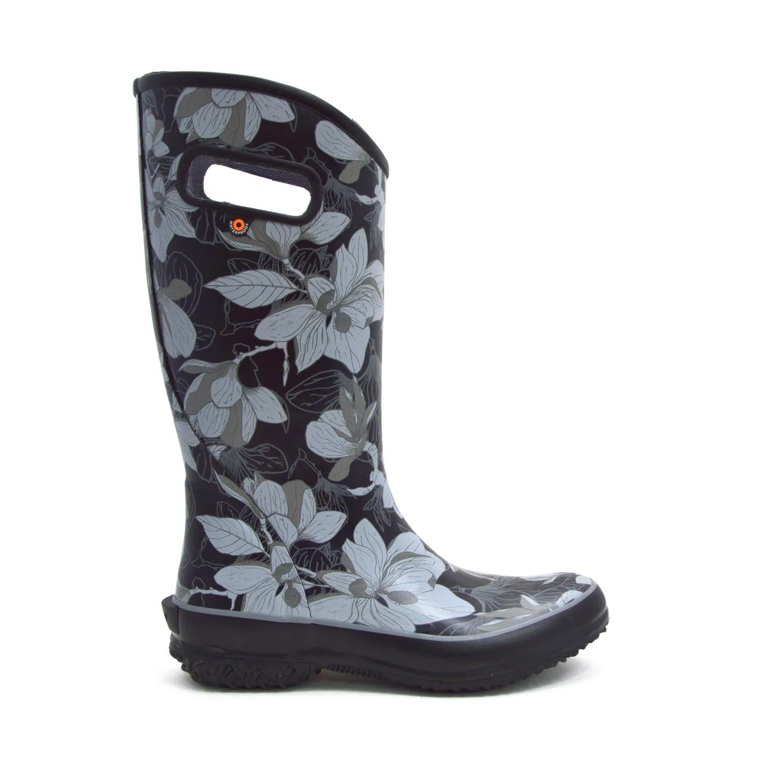 Spring Vintage Rain Boots Black