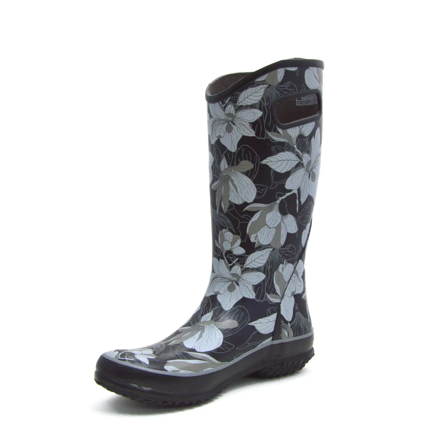Spring Vintage Rain Boots Black