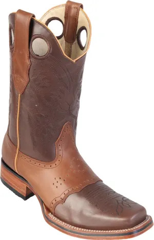 Square Toe Leather Sole Boots