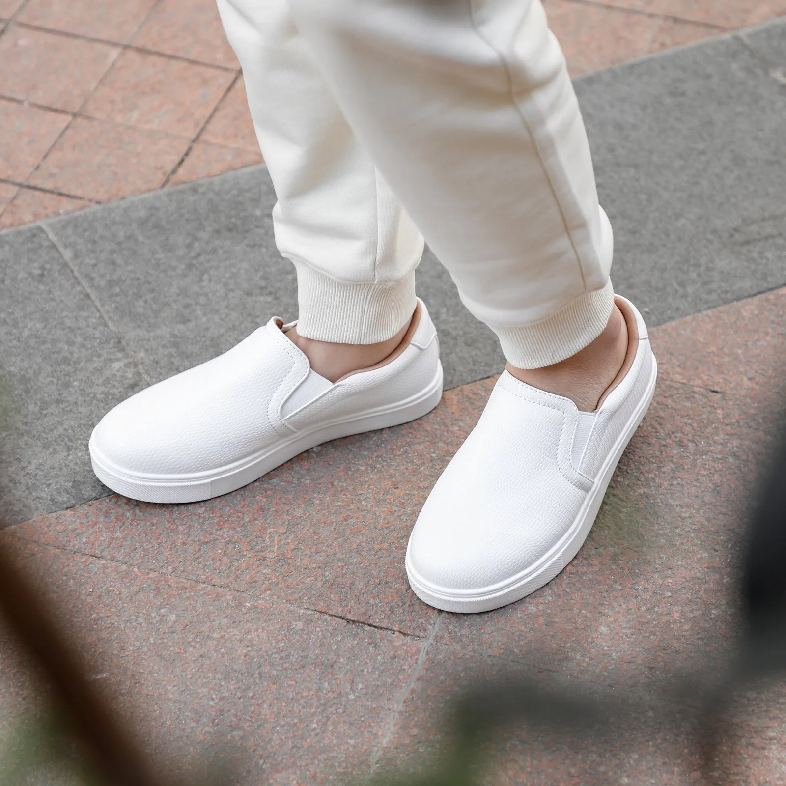 STQ Slip On Shoes for Women Comfort Fall Loafers Soft Business Casual Sneakers