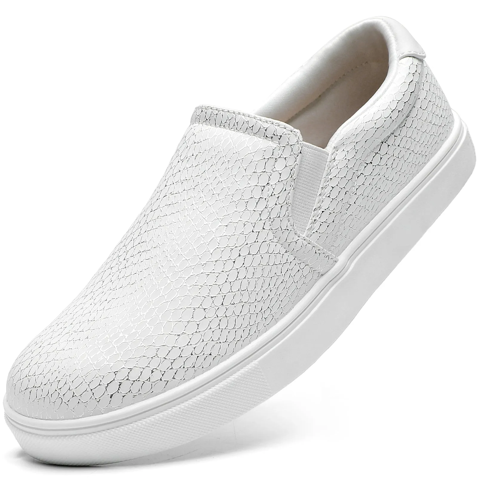 STQ Slip On Shoes for Women Comfort Fall Loafers Soft Business Casual Sneakers