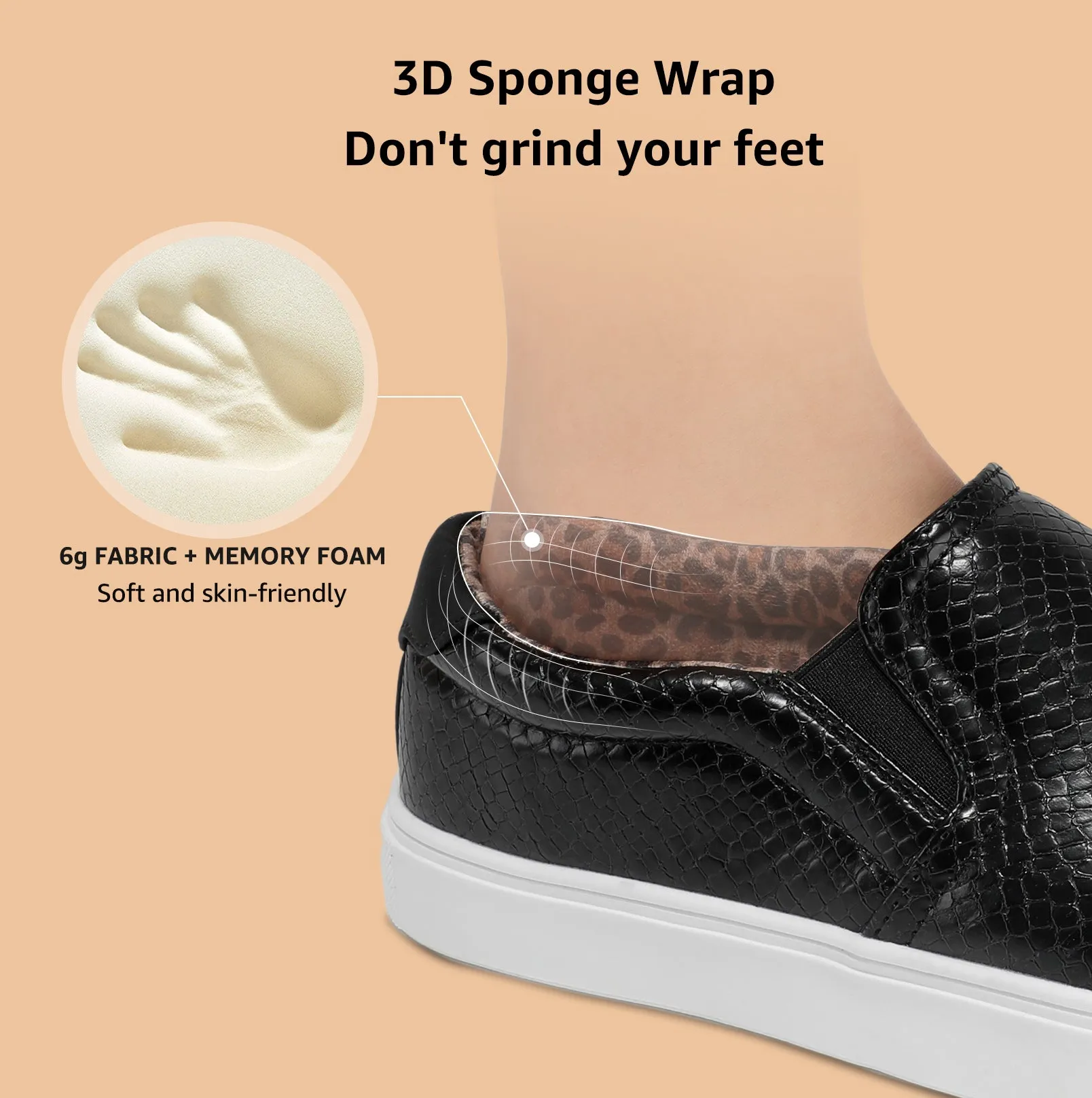 STQ Slip On Shoes for Women Comfort Fall Loafers Soft Business Casual Sneakers