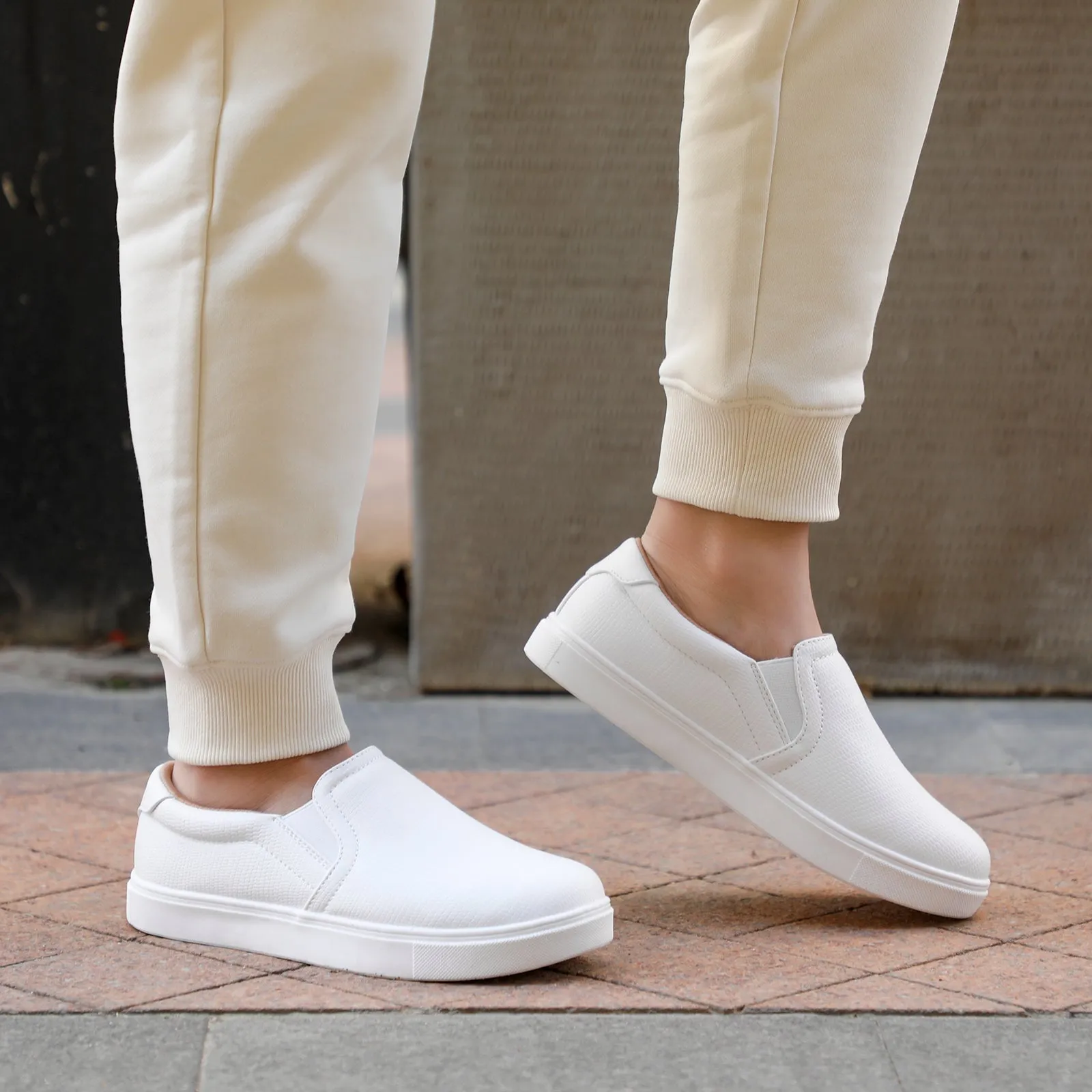 STQ Slip On Shoes for Women Comfort Fall Loafers Soft Business Casual Sneakers