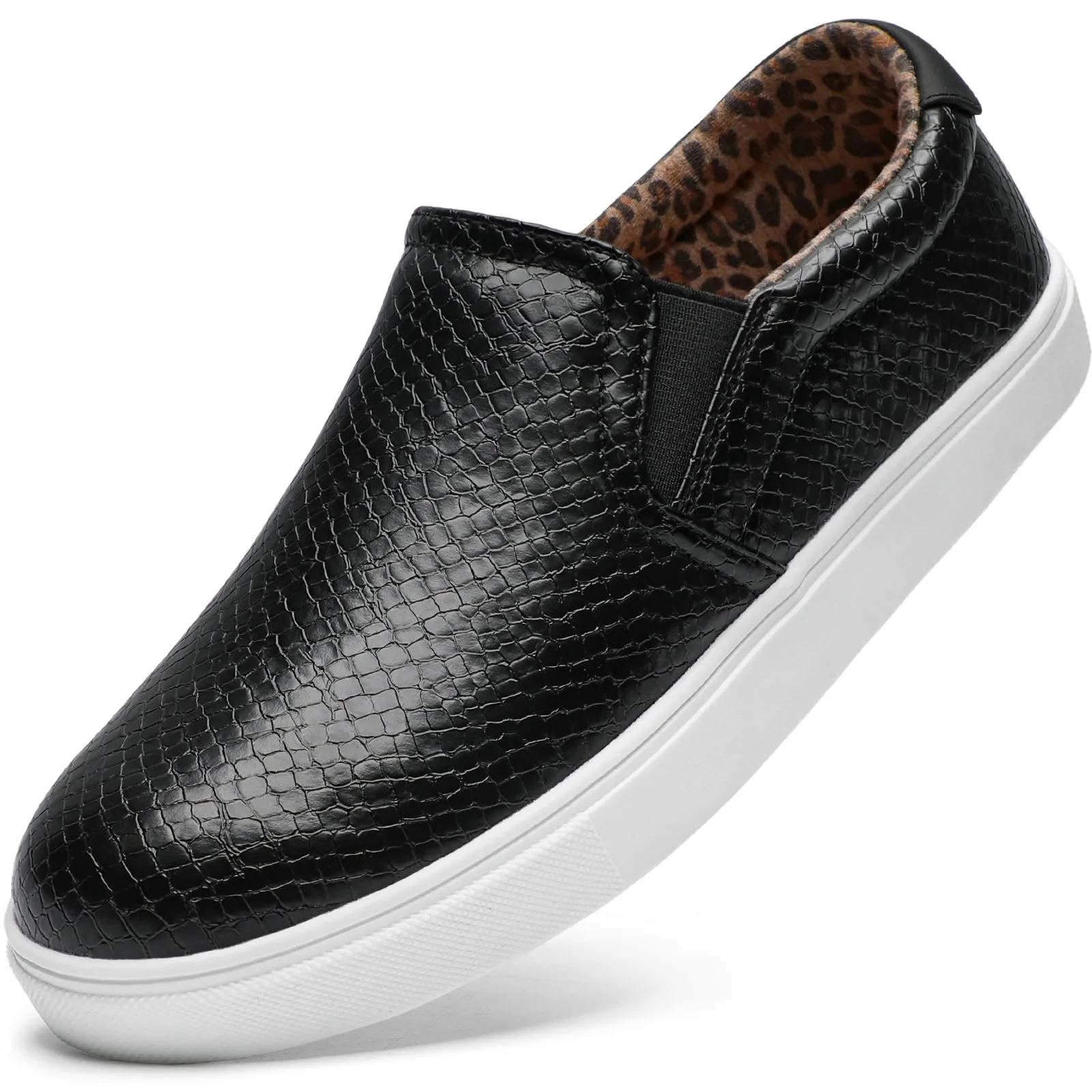 STQ Slip On Shoes for Women Comfort Fall Loafers Soft Business Casual Sneakers