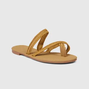 Summer Woven Slippers Soft Flats