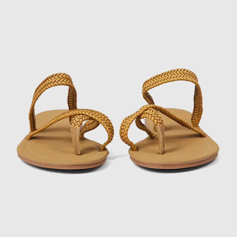 Summer Woven Slippers Soft Flats