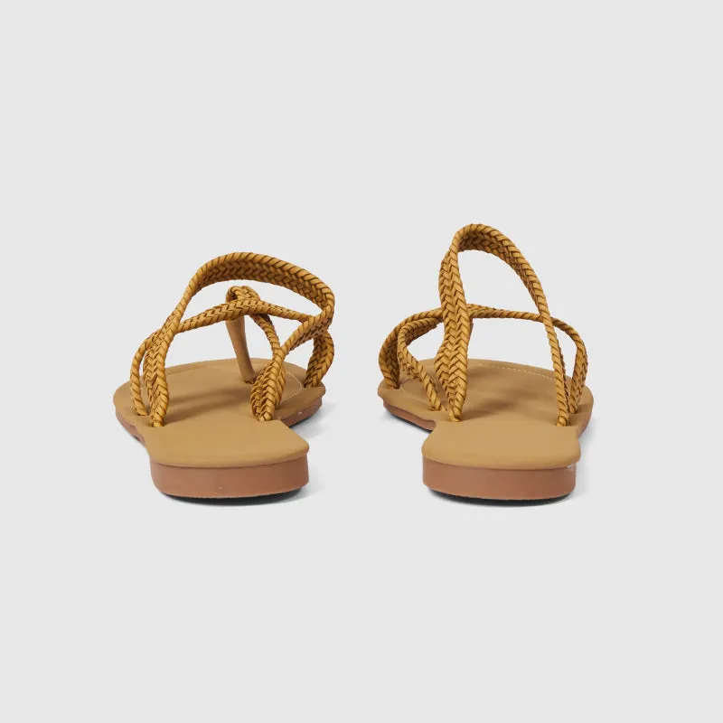 Summer Woven Slippers Soft Flats
