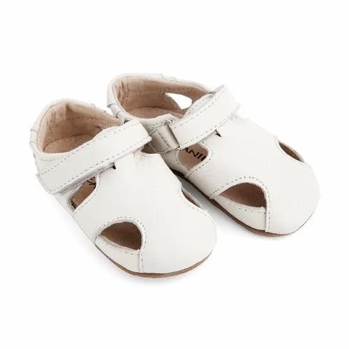 Sunday Baby and Toddler First/Pre Walker Sandals White