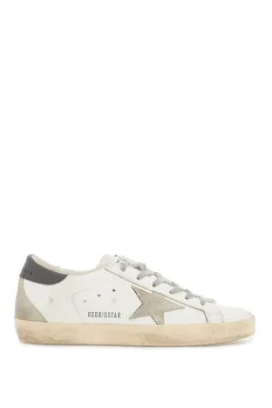 Super-Star Distressed Leather Sneakers