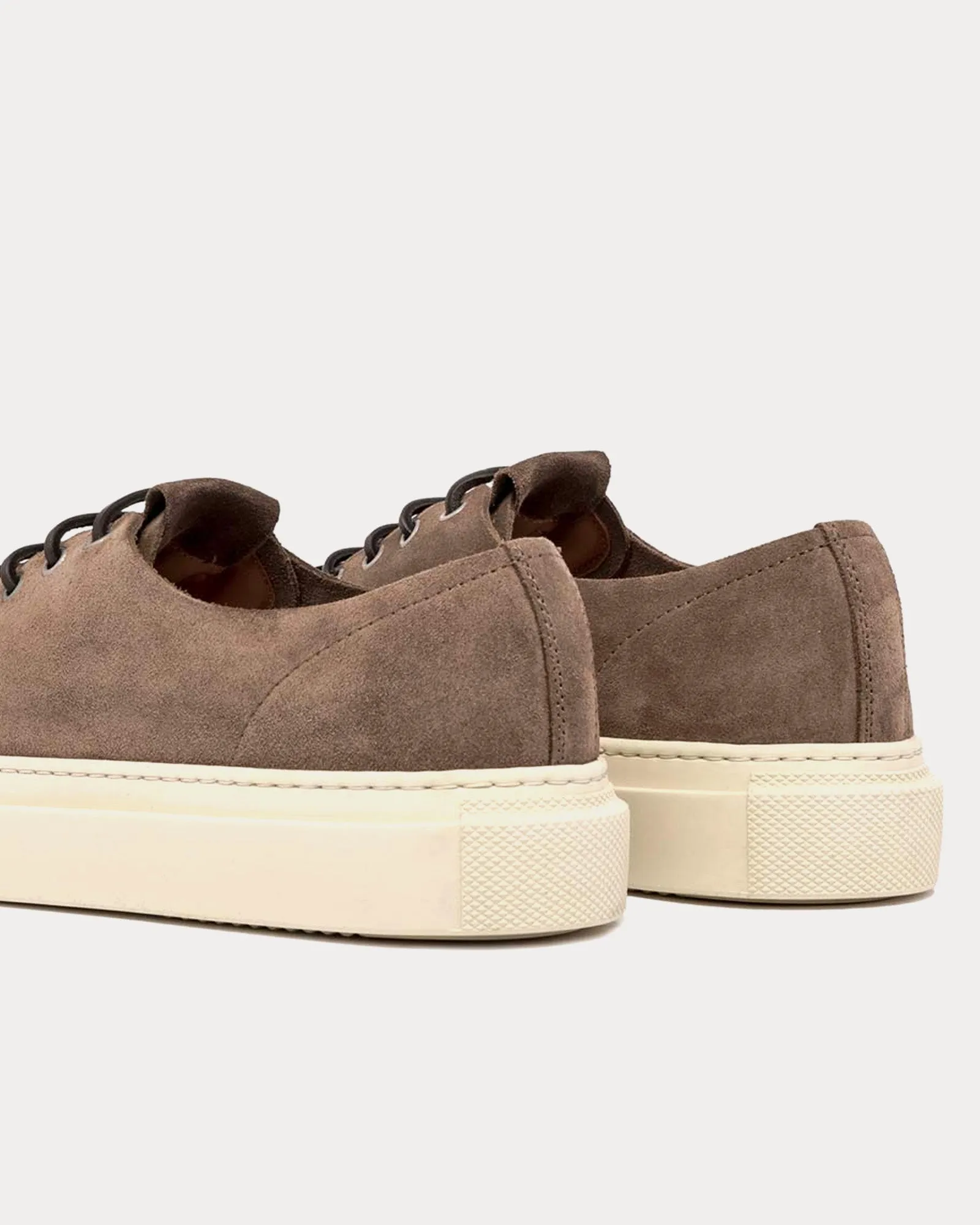 Tanino Suede Tobacco Brown Low Top Sneakers