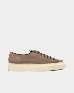 Tanino Suede Tobacco Brown Low Top Sneakers