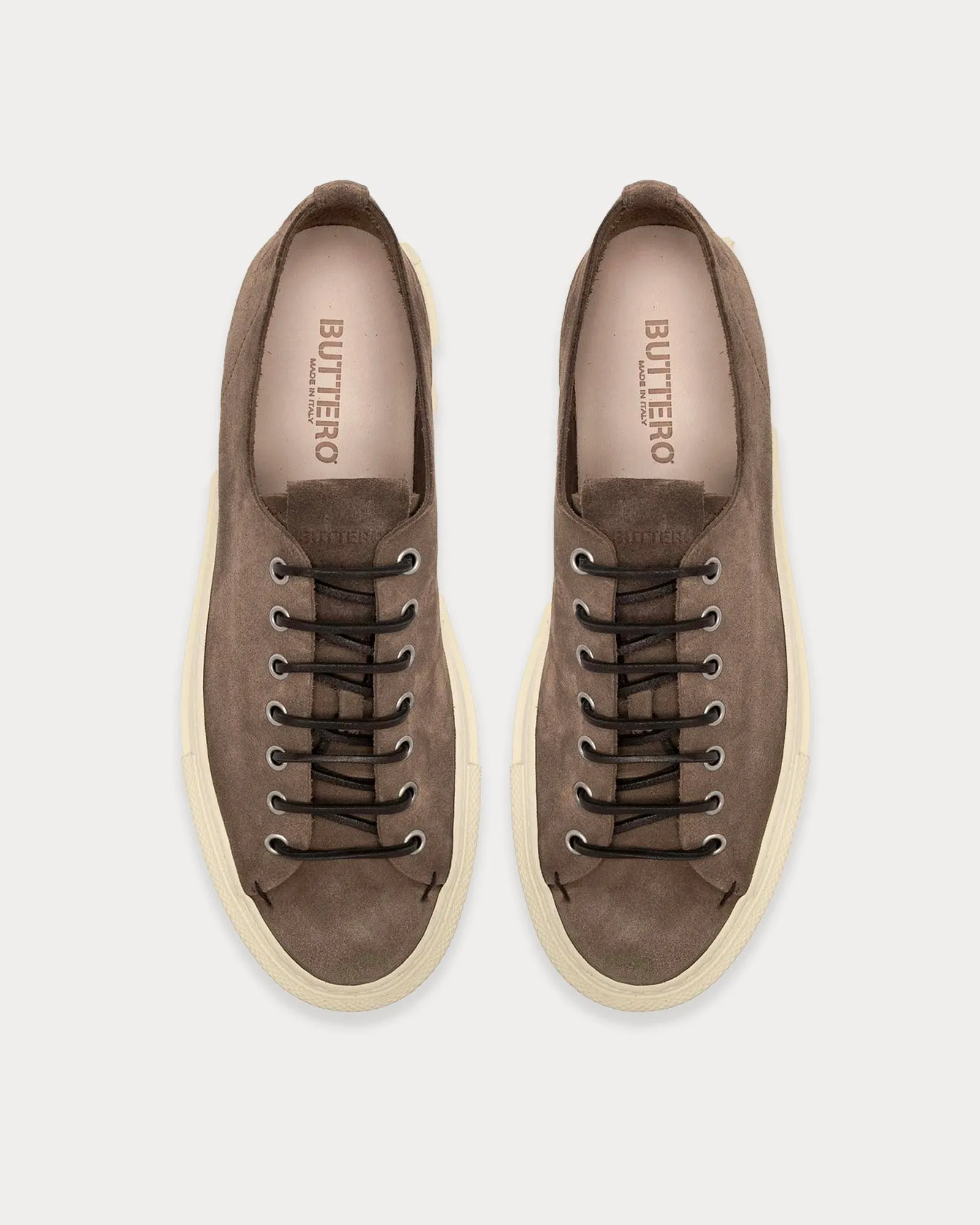 Tanino Suede Tobacco Brown Low Top Sneakers
