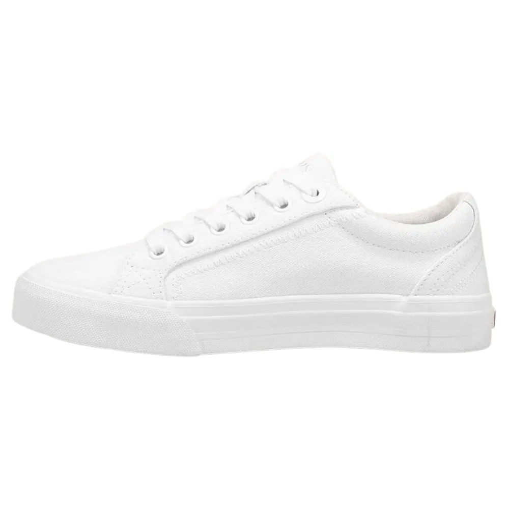 Taos Plim Soul White Canvas Sneaker (Women's)
