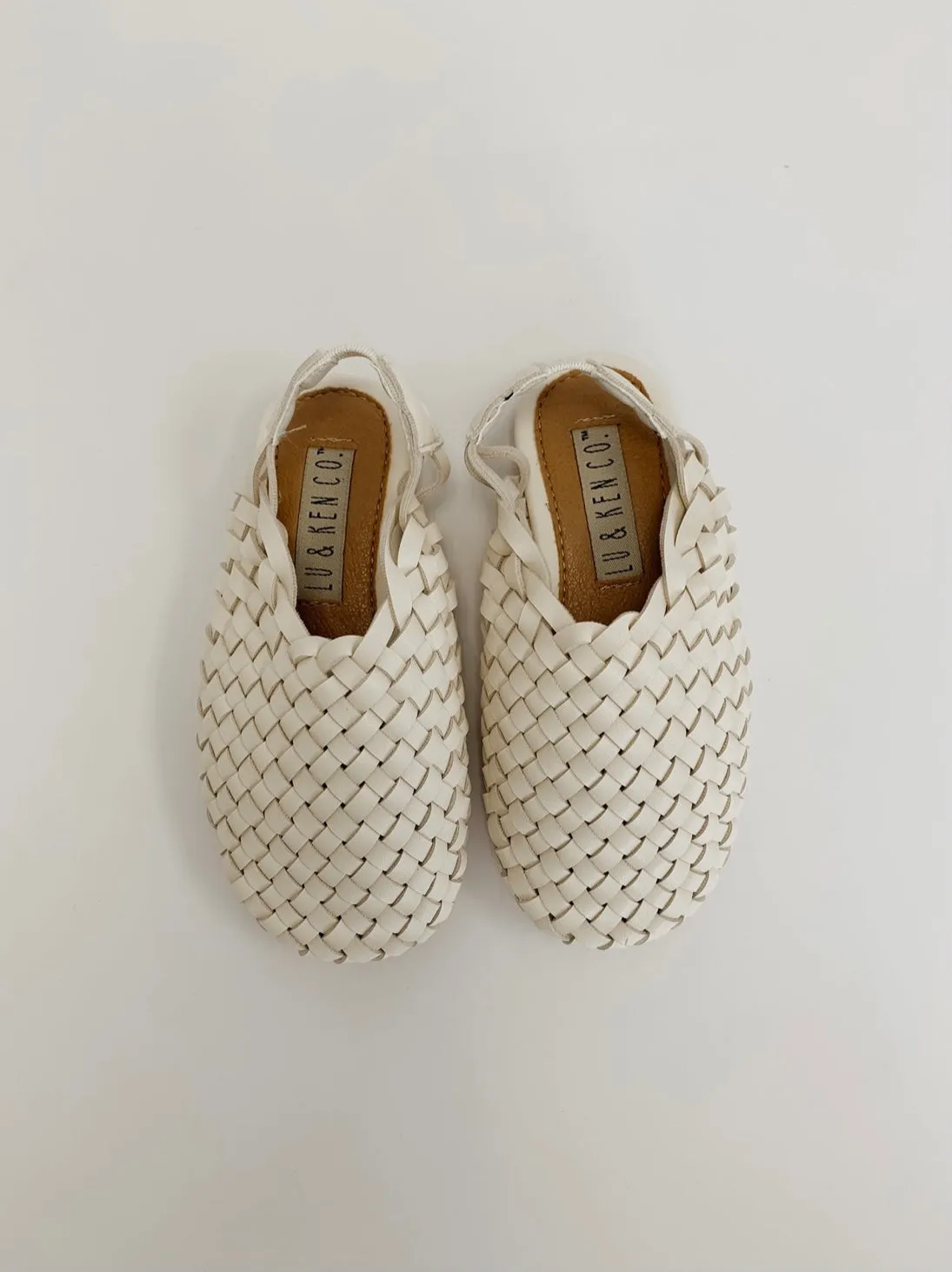 The Mykonos Woven Mule - Cream - BABY
