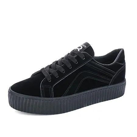 The vulcanize Black Lace Up Shoes.