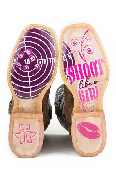 Tin Haul American Woman Boots Shoot Like A Girl Sole STYLE 14-021-0007-1219