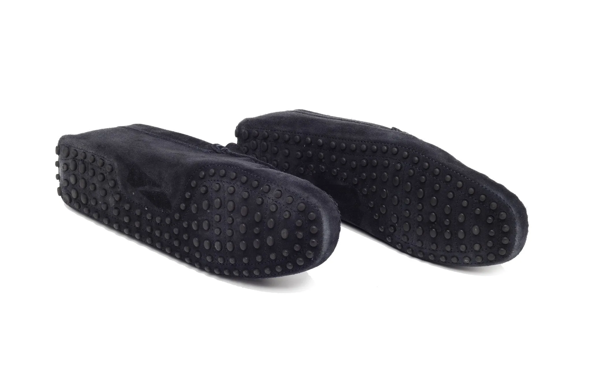 Tod's  - Black Suede Driving Shoes - 8 1/2M