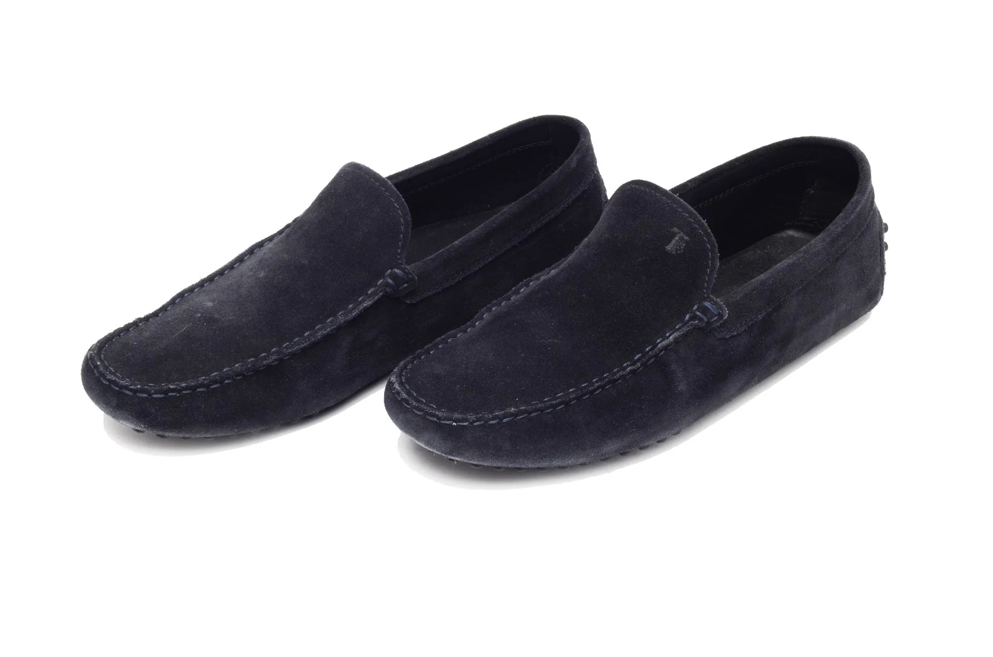 Tod's  - Black Suede Driving Shoes - 8 1/2M