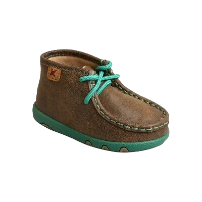 Twisted X Infant Bomber/ Turquoise Chukka Driving Moc ICA0008