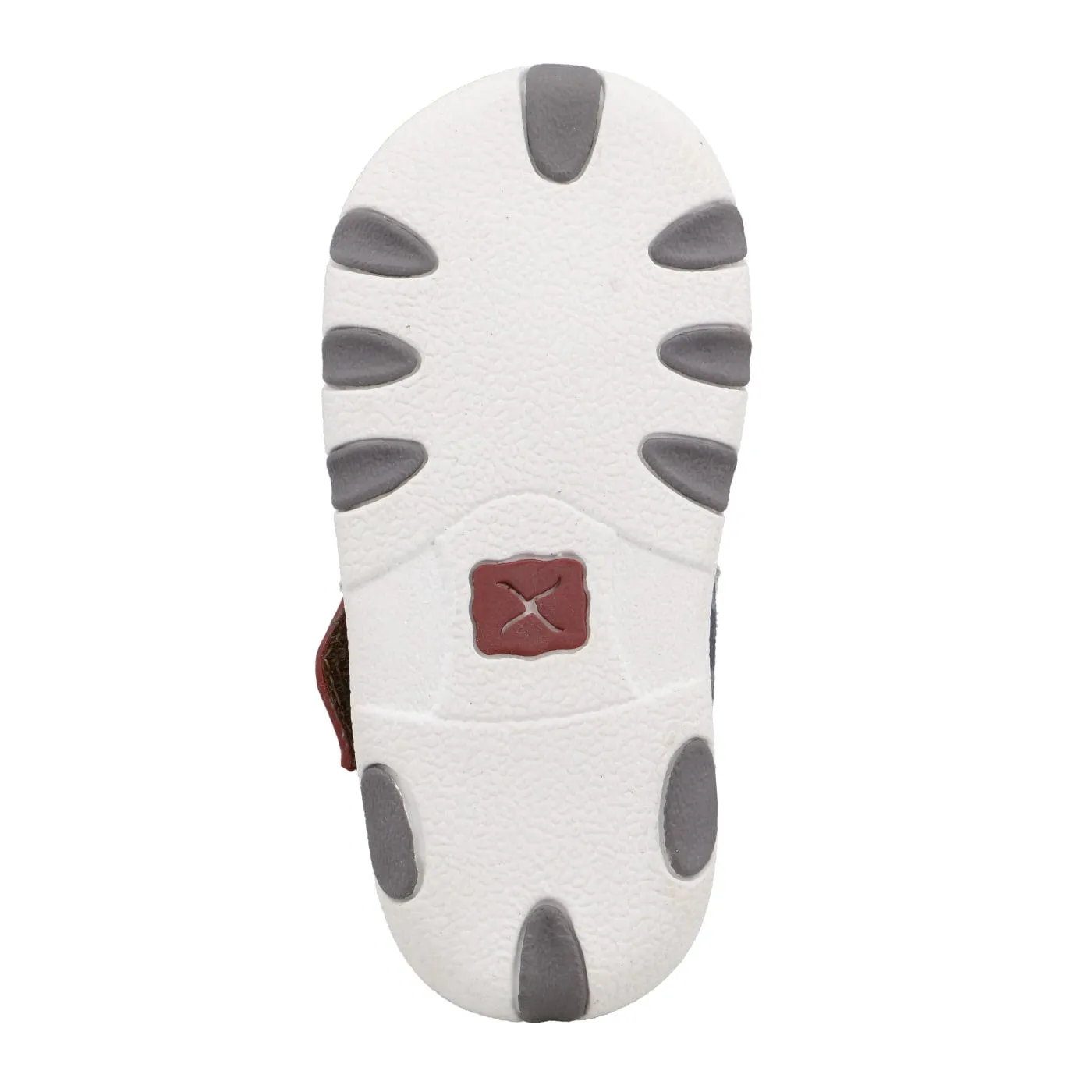 Twisted X Infant Grey Hooey Driving Moc Shoe IHYC006