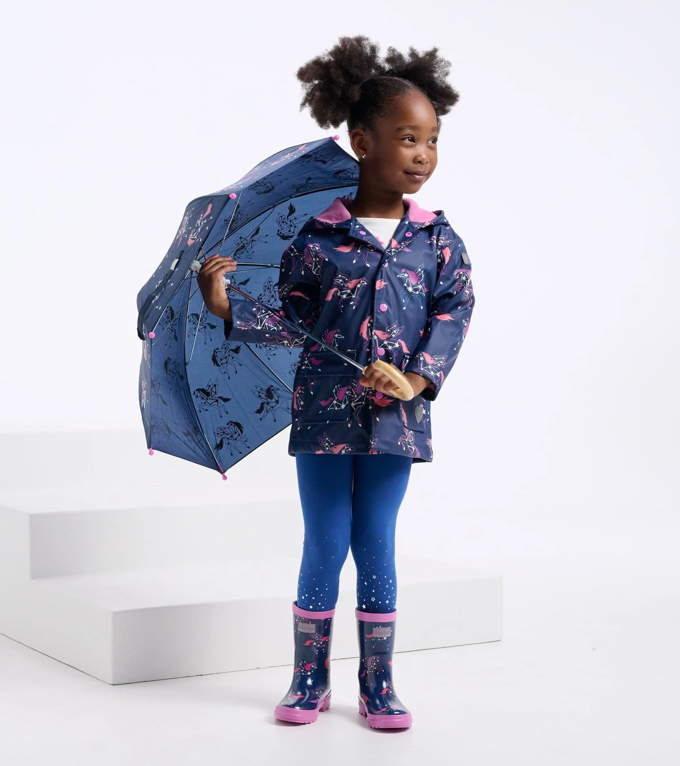 Unicorn Constellations Shiny Kids Wellies