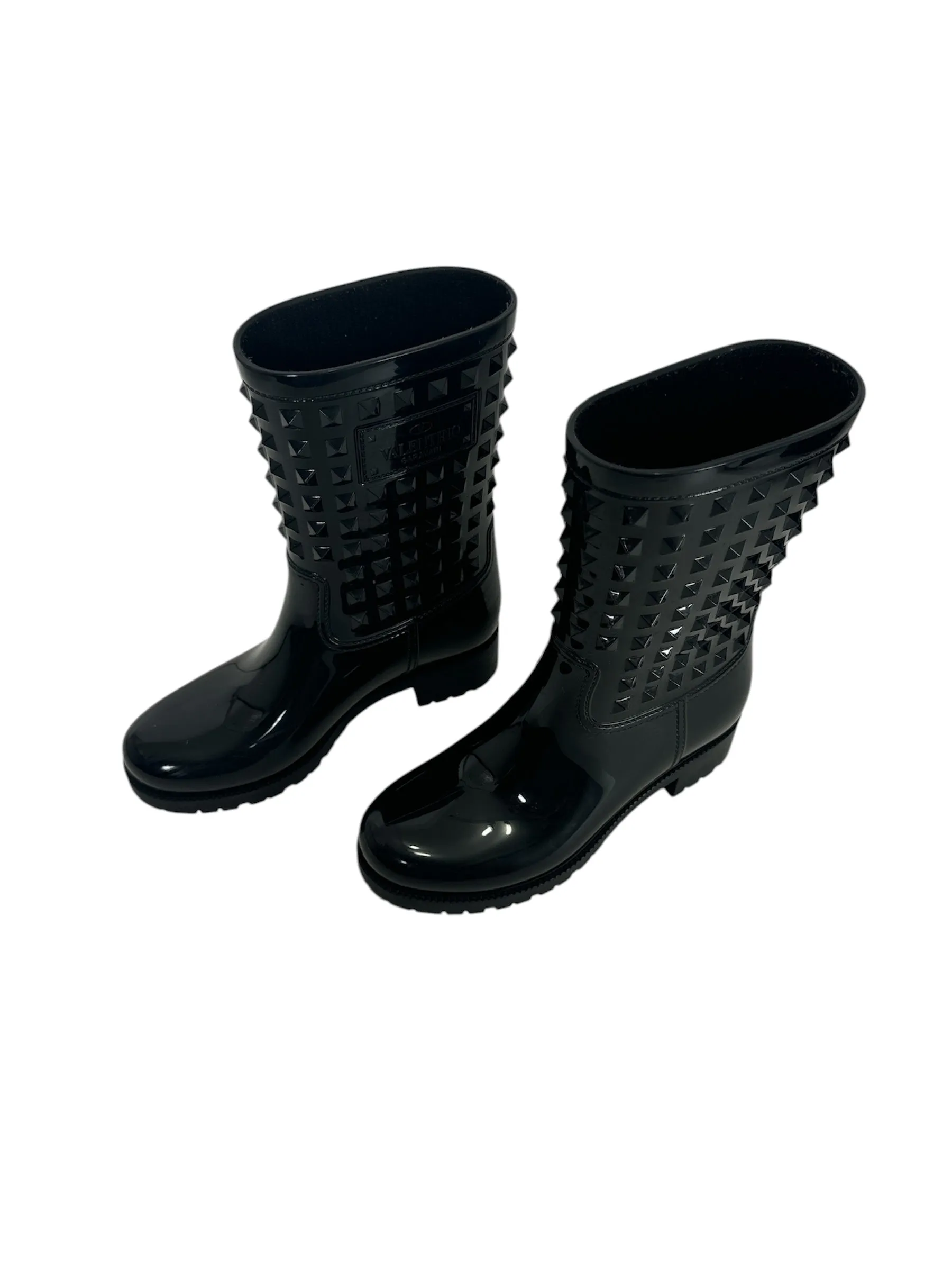 Valentino Rockstud Rain Boots (Size 37)