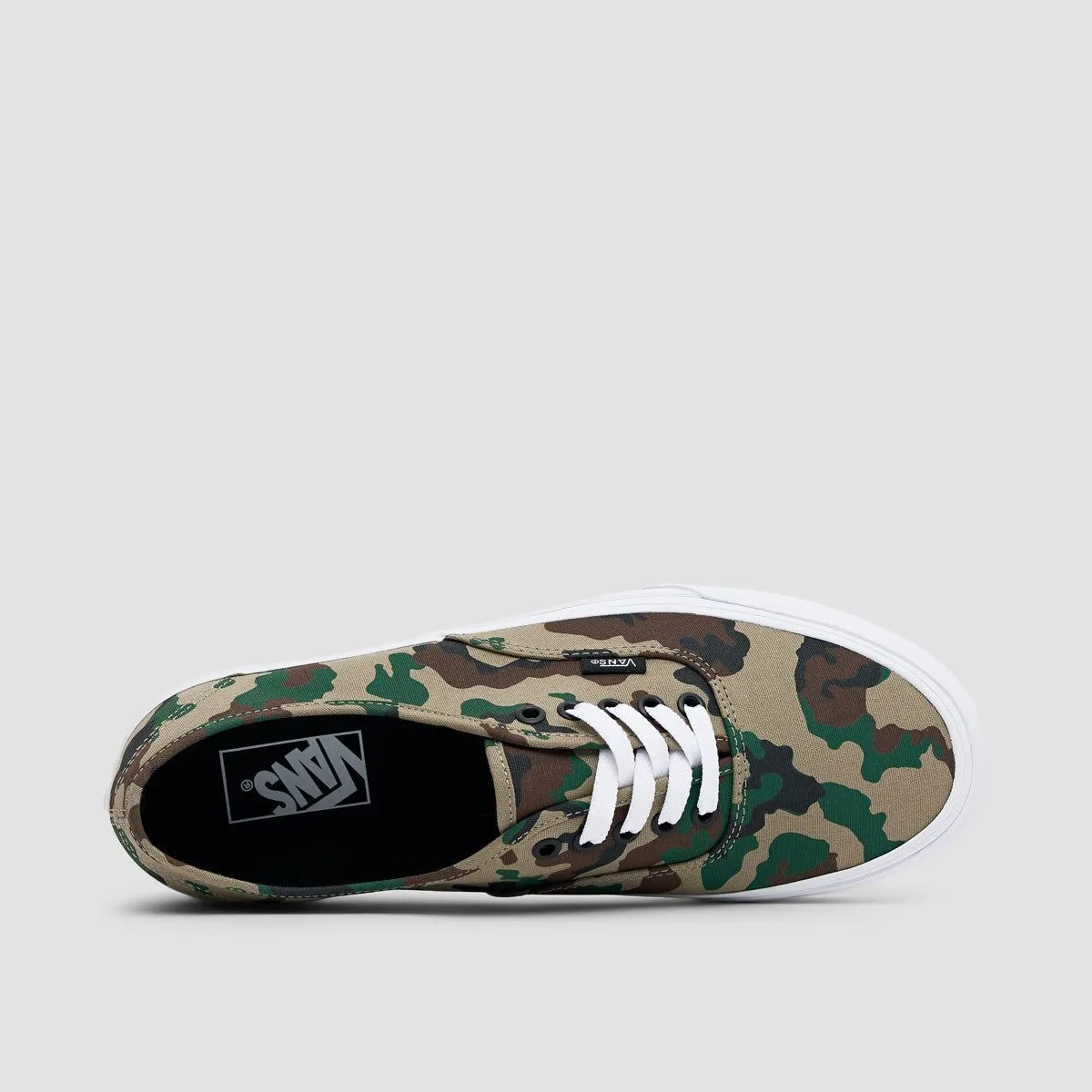 Vans Authentic Shoes - Camo Olive/White