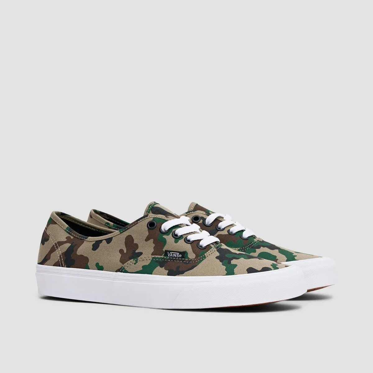 Vans Authentic Shoes - Camo Olive/White