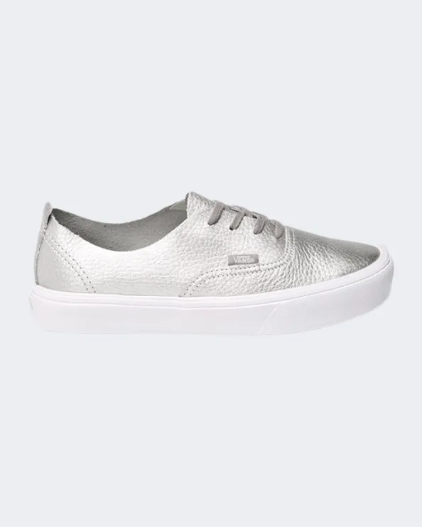Vans Authentic Tropic Havana Leather Women Lifestyle Shoes Silver Va38Ern5K