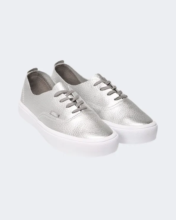 Vans Authentic Tropic Havana Leather Women Lifestyle Shoes Silver Va38Ern5K