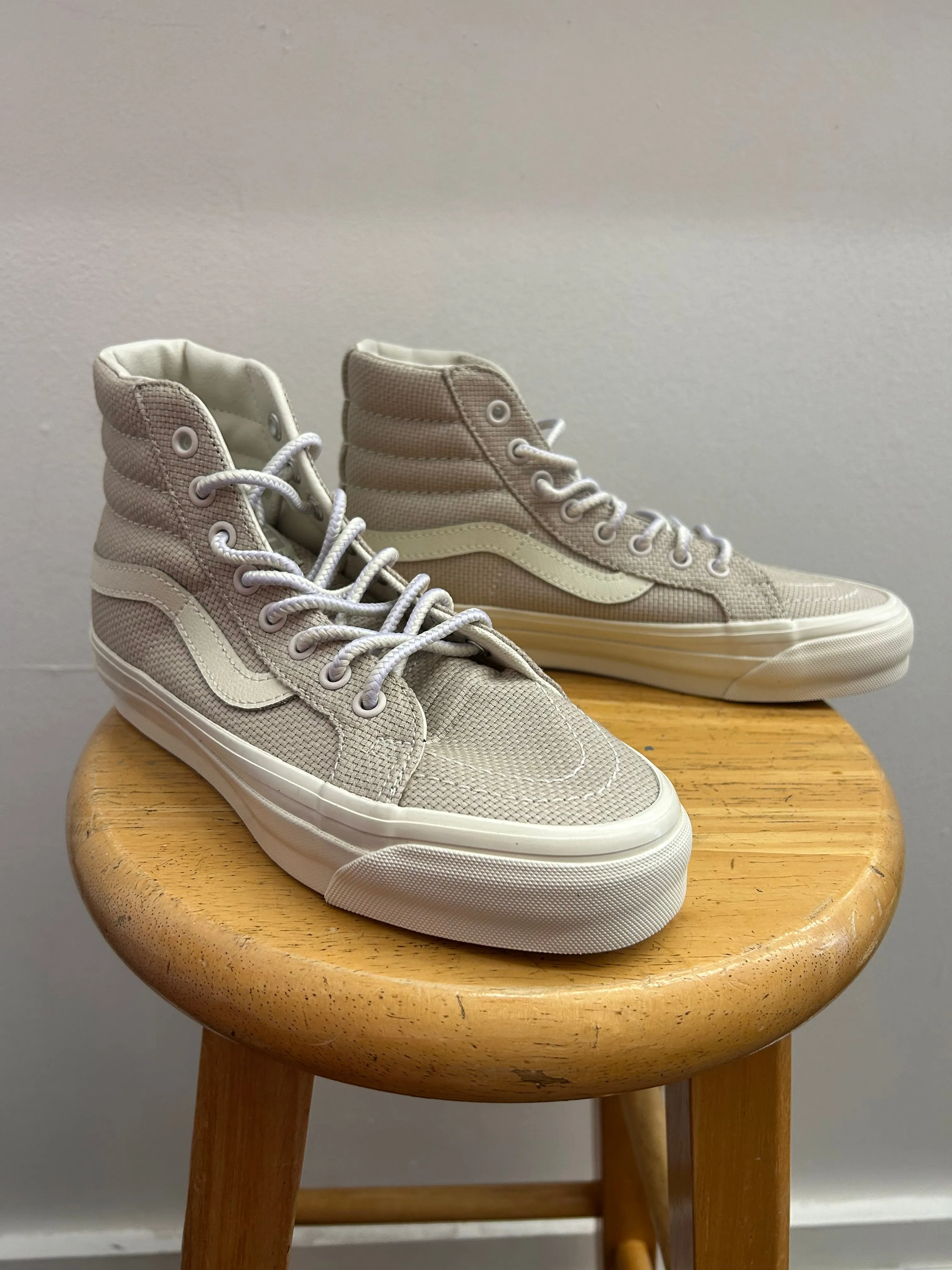VANS MTE Sk8-Hi Reissue 38 Canvas Sneaker - Weave/Sand