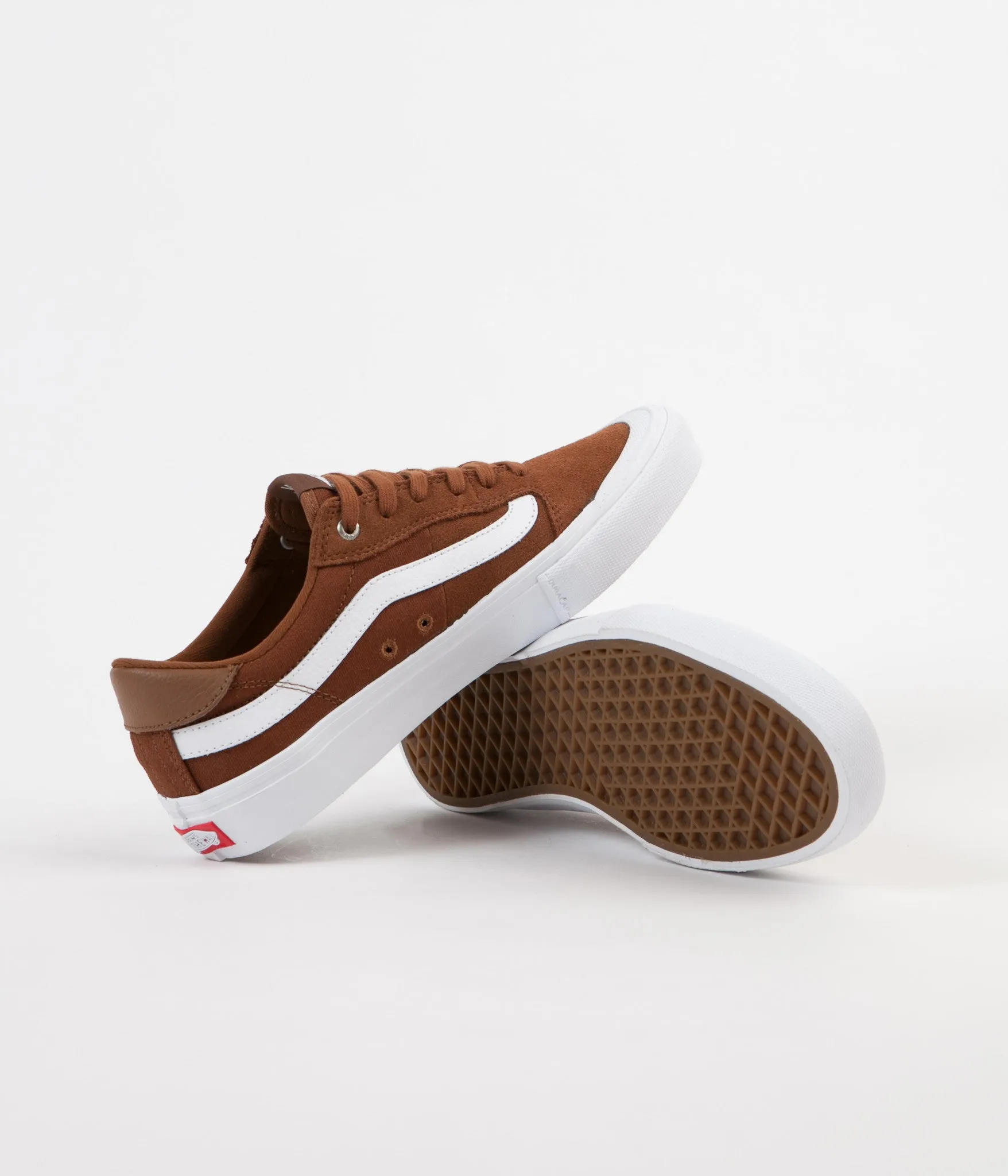 Vans Style 112 Pro Shoes - Tobacco / White