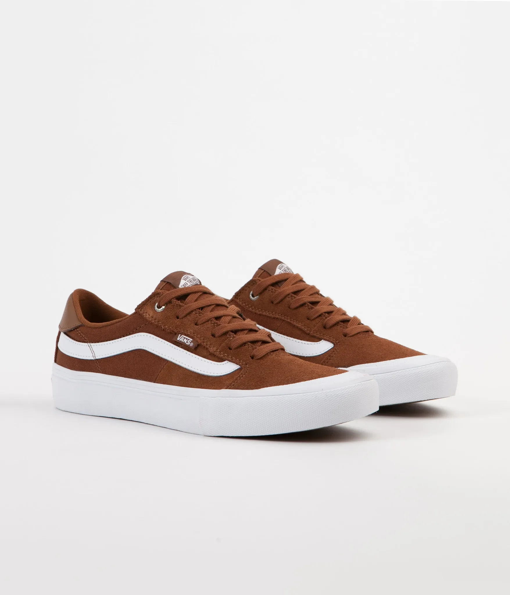 Vans Style 112 Pro Shoes - Tobacco / White