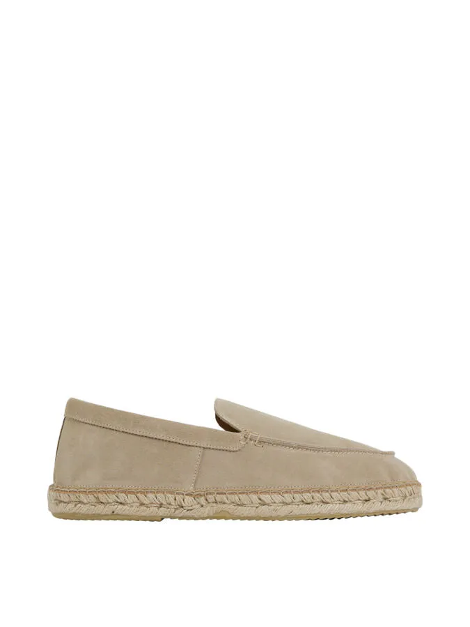 Vin Suede Espadrille Safari Beige