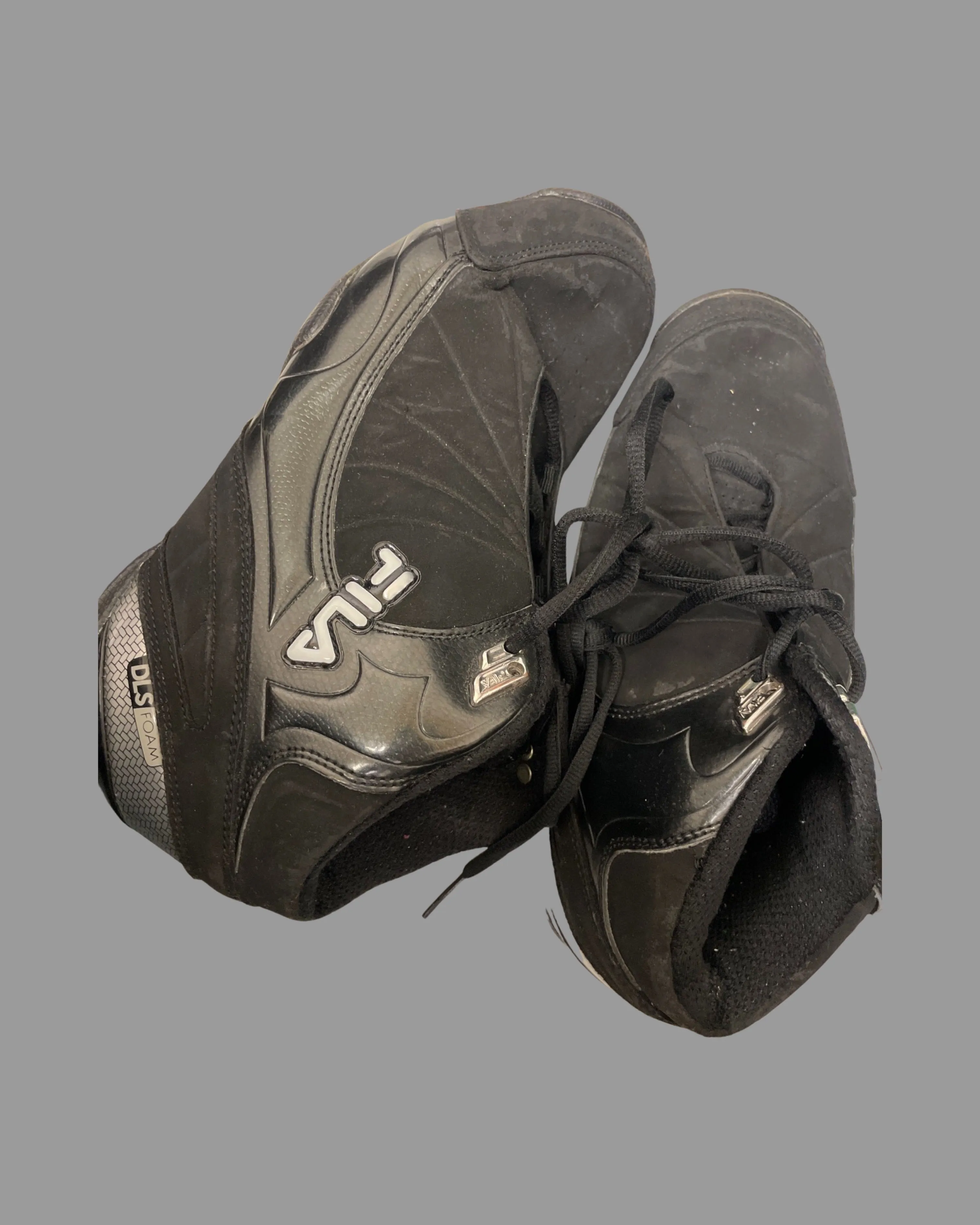 Vintage black fila coolmax DLS foam sneakers uk 6