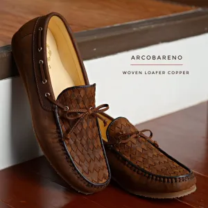 W821 Classic Woven Loafer Nubuck Copper