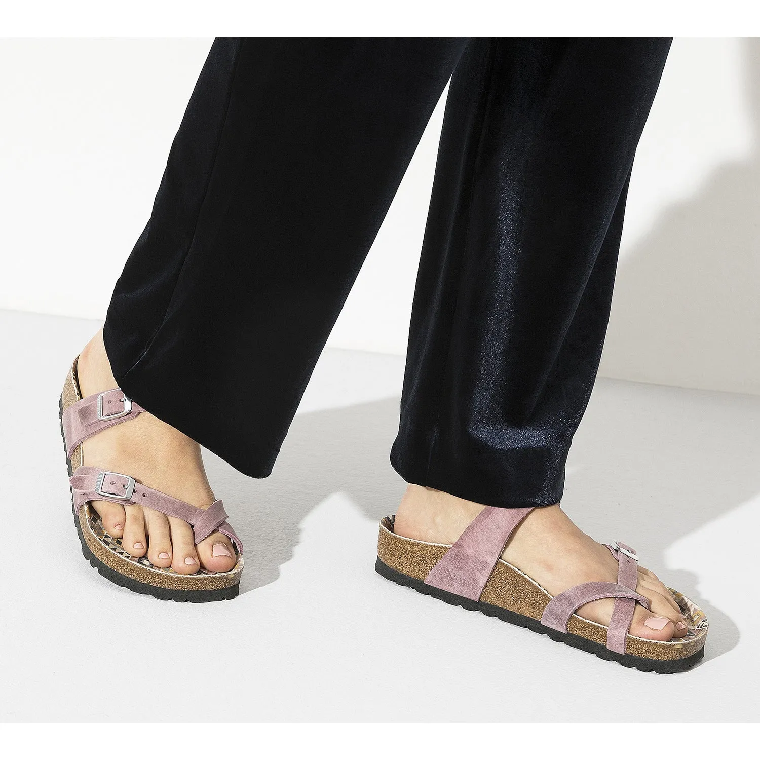 Women's Birkenstock Mayari Ethno Lavender Blush Oiled Leather
