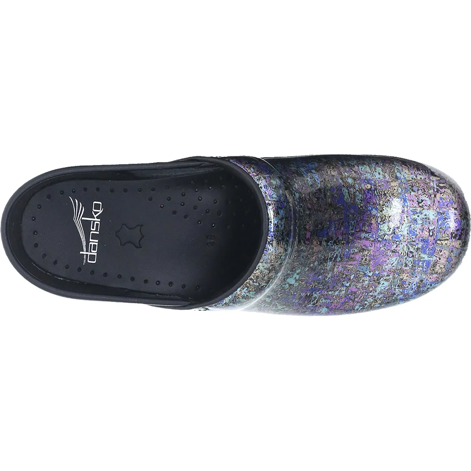 Women's Dansko Professional Metallic Ink Patent
