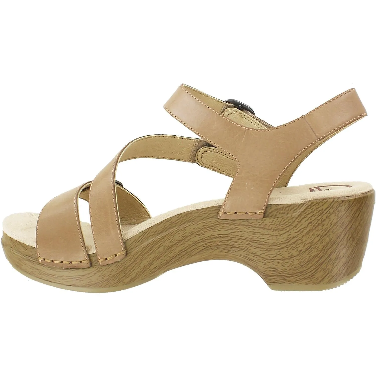 Women's Dansko Sacha Tan Burnished Leather