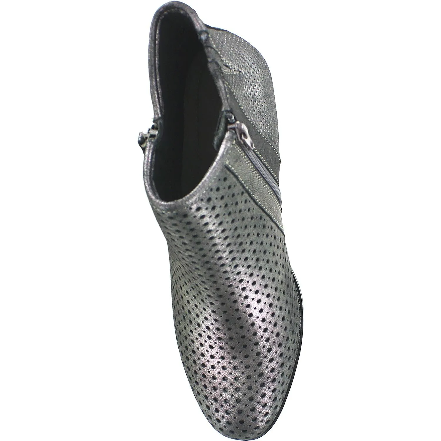 Women's Earth Pineberry 2 Pewter Metallic Leather
