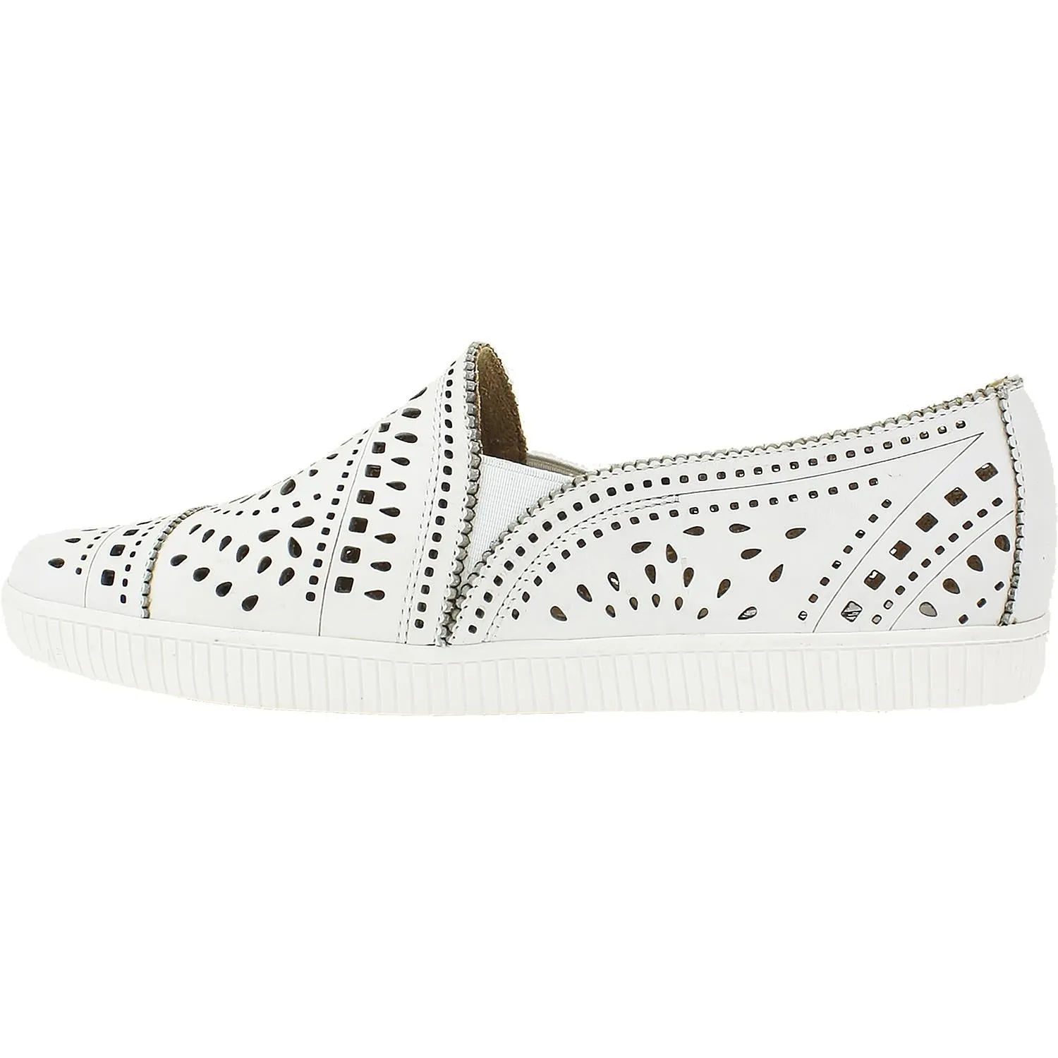 Women's Earth Tayberry White Leather